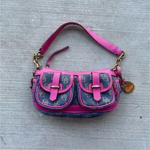 Pink and Denim Dooney & Bourke Shoulder Bag